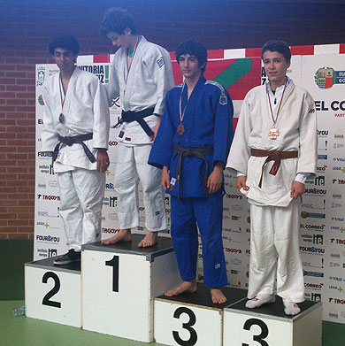 El judoka Eneko Carballo, único representante de Durango en el Campeonato de España