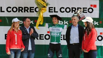 Peio Bilbao, del Caja Rural, se lleva la Klasika de Amorebieta