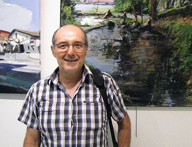 Un vecino de Artziniega gana el Concurso de Pintura de Berriz