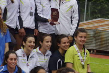 Meritoria tercera plaza de las chicas del Bidezabal en el Campeonato vasco de Clubes