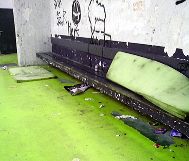 Situación de “dejadez” en la plaza del mercado de Durango