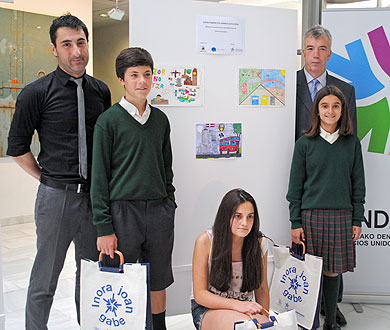 El alumnado zornotzarra imagina el Amorebieta-Etxano de sus sueños