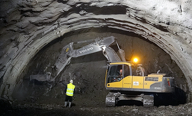 Las obras de la futura autovía de Durangaldea se adentran en los seis túneles y viaductos