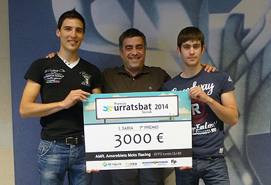 Iurretako Lanbide Heziketako ikasle ohien enpresa saritu du Eusko Jaurlaritzak