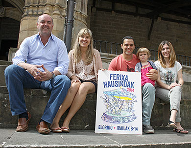 La cofradía de Gazeta celebrará sus 400 años con el pregón de las Ferixa Nausikoak