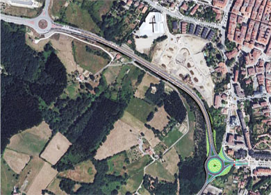 Reforzarán la seguridad de la variante de Durango entre las rotondas de San Roke y Tabira