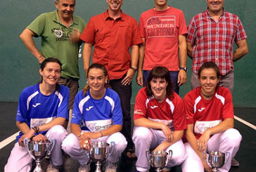 El frontón Amorebieta IV cierra un vibrante fin de semana de paleta goma femenina