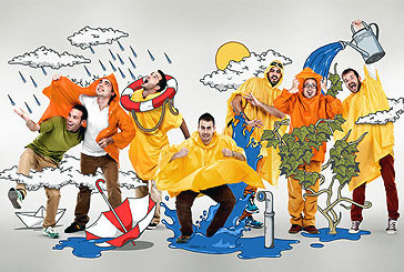 El potente directo de La Pegatina recala en las fiestas de Amorebieta