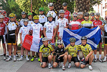 Encuentro entre ciclistas de Durangaldea, Gran Bretaña y Estados Unidos