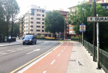 Refuerzan la iluminación del puente entre Durango y Iurreta