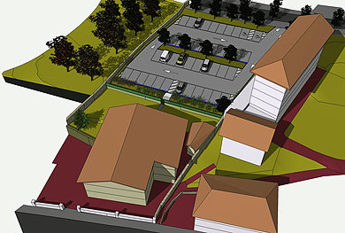 Las 42 nuevas plazas de Betarragane ampliarán el aparcamiento en Amorebieta