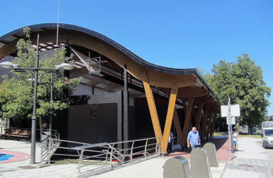 Las obras de reforma del frontón de Euba concluyen con cuatro meses de adelanto