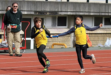 Durango Kirol Taldea abre el curso con un original test de velocidad y lanzamientos