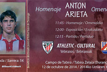 Homenaje al durangués Antón Arieta en el 50 aniversario de su debut con el Athletic
