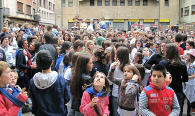 San Fausto mira al cielo