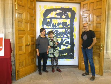 Marta Cardenas margolari donostiarraren obra batek iragarriko du aurtengo edizioa