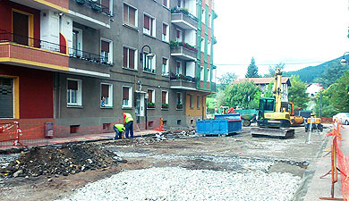 La reordenación de Lourdes Etorbidea en Elorrio estará concluida en dos meses