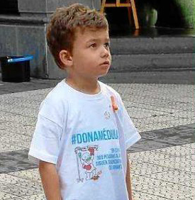 Fallece Ekaitz, el niño que buscó donaciones de médula