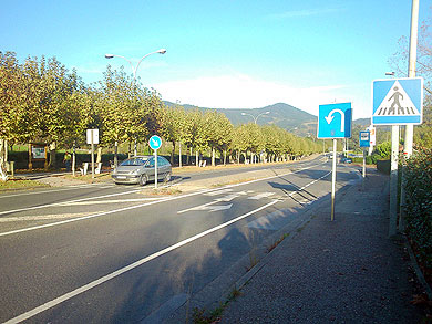 Elorrio solicita a la Diputación la colocación de un semáforo en San Agustin Etxebarria