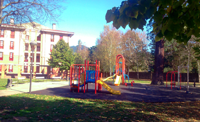 Udaberrian hasiko dira Esteibarlandako jolas gunea estaltzeko lanak