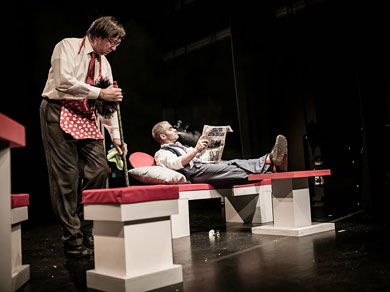 La ‘extraña pareja’ del grupo Txintxaun se va de gira