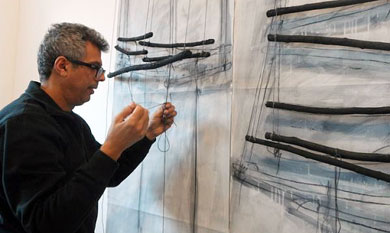 El Zelaieta acoge la obra del artista marroquí Hassan Echair