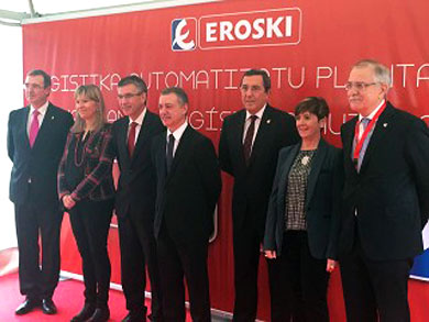 Eroski inaugura su planta de logística en Elorrio