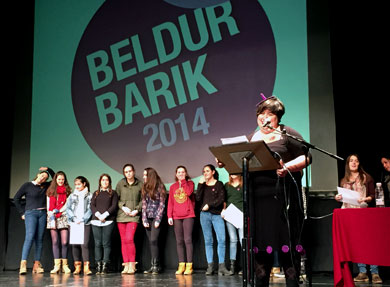 Beldur Barik anima a plasmar en vídeo la lucha contra la violencia sexista
