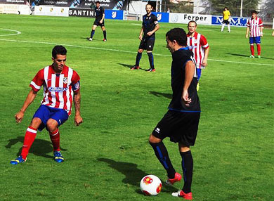El Amorebieta da aire a un Atlético B que llevaba siete jornadas sin ganar
