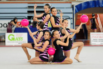 Uztai organiza una exhibición de gimnasia rítmica en Durango