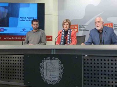 El índice de envejecimiento activo en Bizkaia es superior a la media europea