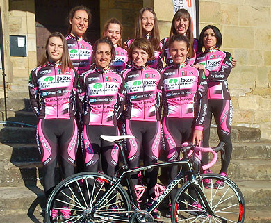 Eneritz Iturriaga dirigirá a nueve corredoras en el equipo UCI Elite BZK-Emakumeen Bira