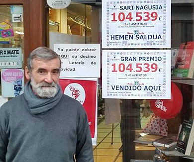 Sellan en Matiena una bonoloto premiada con 104.000 euros