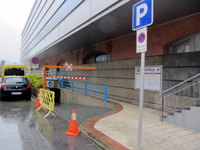 El parking de Nafarroa ofrece 25 plazas para aparcar gratis en el centro de Amorebieta