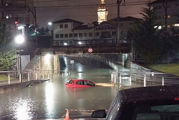 Las precipitaciones mantienen a los ríos de Durangaldea cerca del desbordamiento