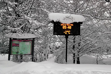 Descenso acusado de las temperaturas y nieve por debajo de los 1.000 metros
