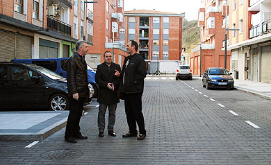 Las obras de reordenación del barrio Ogenbarrena seguirán después del verano