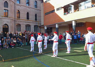 Estudiantes ingleses acuden a Jesuitak para desarrollar un proyecto medioambiental