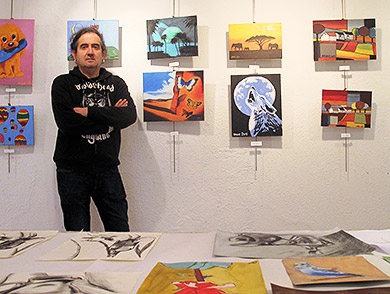 La academia Kurutziaga expone la obra de sus jóvenes artistas
