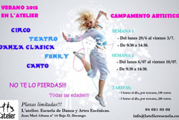 Durango contará este verano con un novedoso campamento artístico en L’Atelier