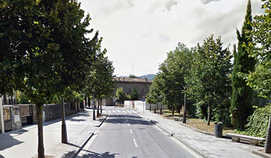 El asfalto impreso adoquinado de Sabino Arana reducirá la velocidad de los vehículos