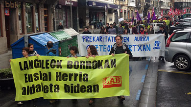 LAB reivindicará mañana en Durango un nuevo “modelo económico, político y social”