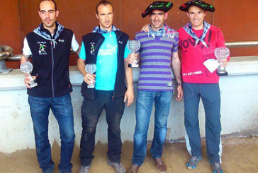 Los hermanos Gorospe se alzan con el título de Bizkaia de Bolos por sólo dos puntos