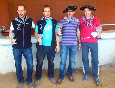 Los hermanos Gorospe se alzan con el título de Bizkaia de Bolos por sólo dos puntos