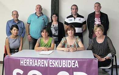 “La gente está con ganas de cambio en Durango”, aseguran desde Herriaren Eskubidea