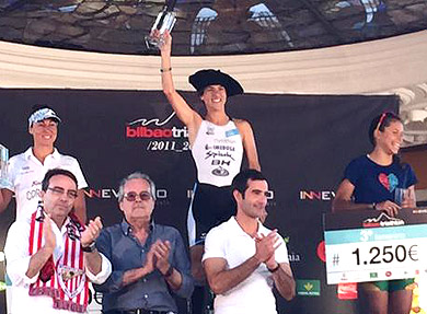 Gurutze Frades añade el Bilbao Triathlon a su palmarés
