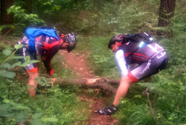 Sapubike denuncia peligrosas trampas para ciclistas en senderos BTT de Durangaldea