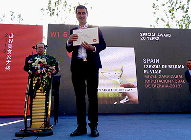 Premio al mejor libro sobre vino europeo para el elorriarra Mikel Garaizabal
