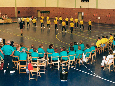 200 deportistas participan hoy en el Encuentro de Gimnasia para Personas Mayores