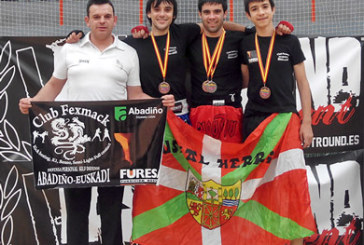 Cuatro medallas para el Fexmack Abadiño en el Open de Kickboxing de Salamanca